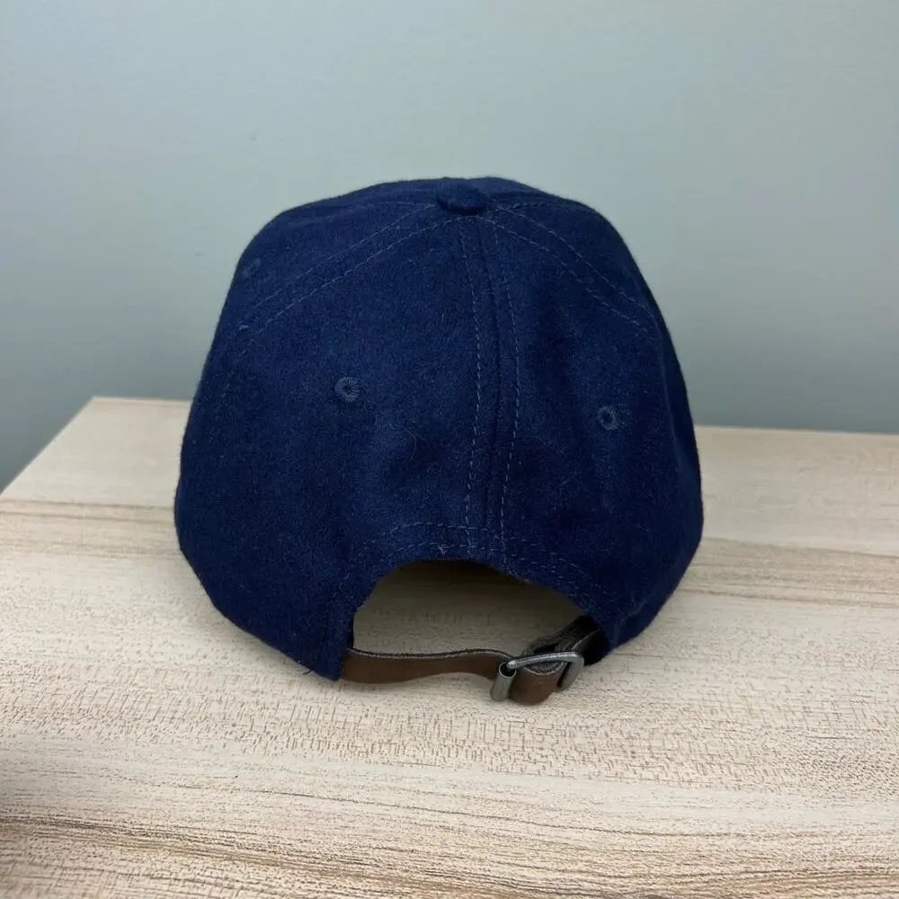 Lucky Brand Coors Light Patch Baseball Cap Navy Blue Wool Blend Hat Boho Western